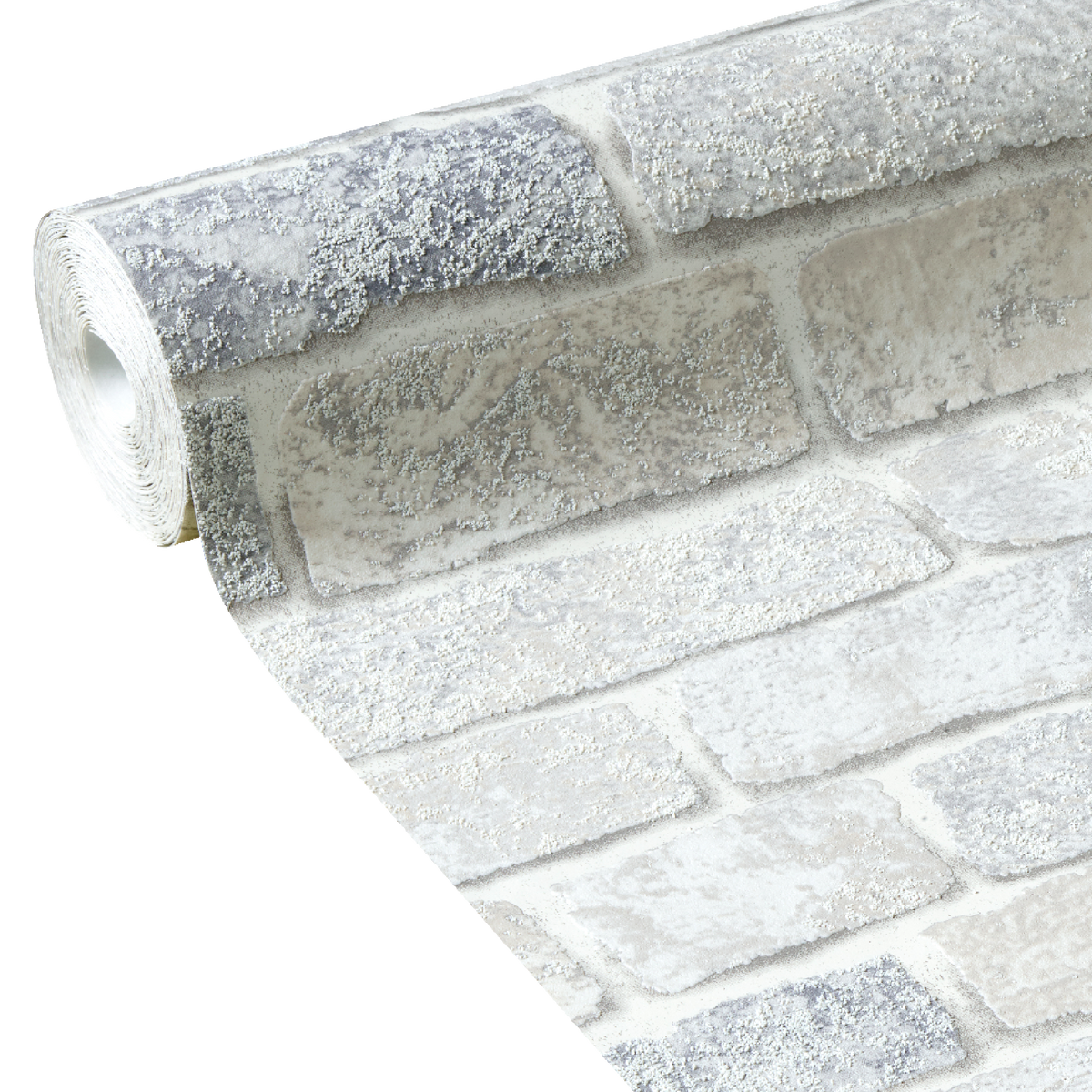 Papier peint intissé Atlanta Gris perle