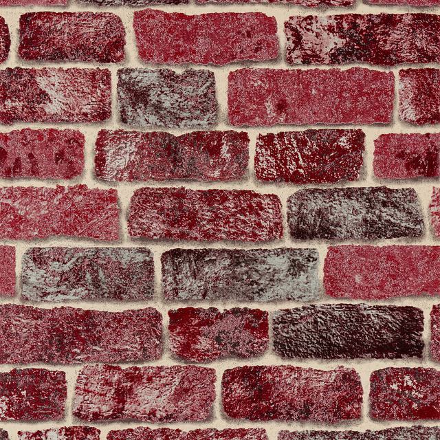 Papier peint intissé ATLANTA coloris lie de vin