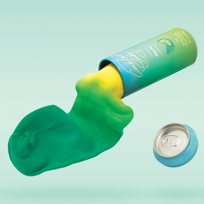 LUCKIES Chaussettes Mojito Vert et jaune