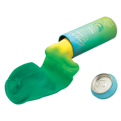 LUCKIES Chaussettes Mojito Vert et jaune