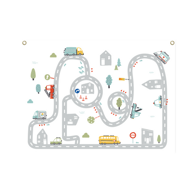 4MURS Kakémono déco Mon circuit Multicolore