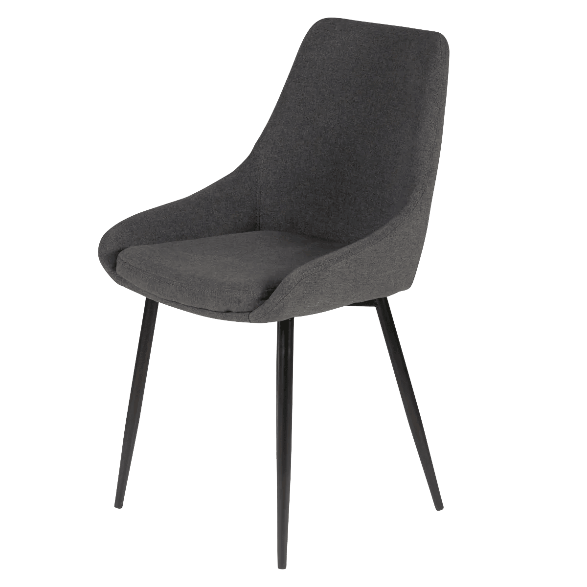 ZAGO Chaise Zelie Gris anthracite 1 place