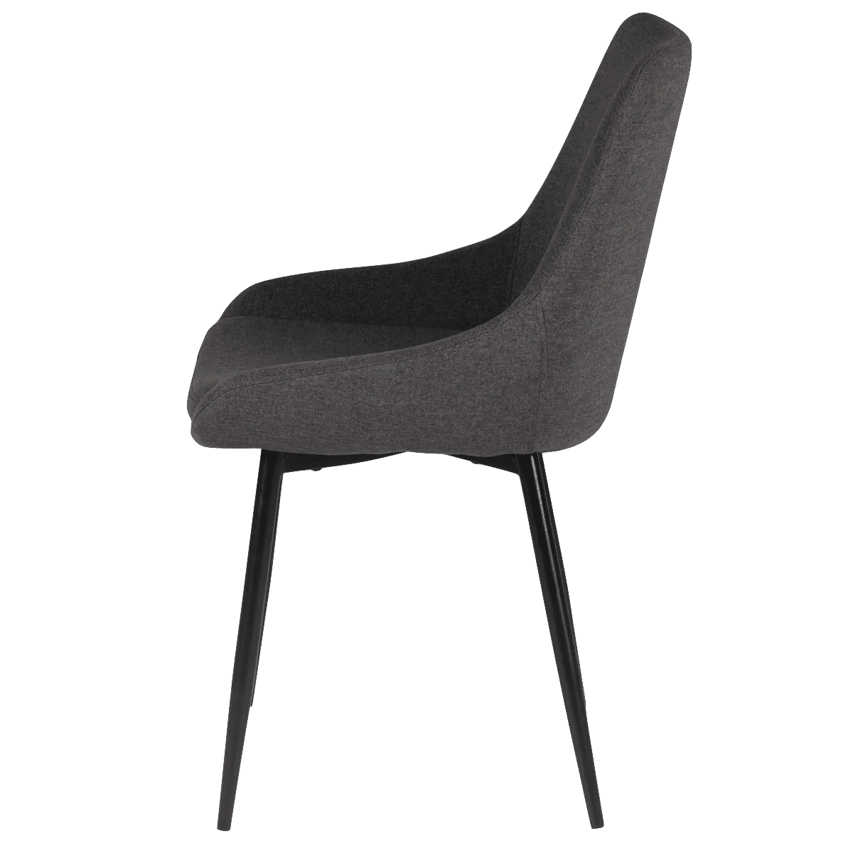 ZAGO Chaise Zelie Gris anthracite 1 place
