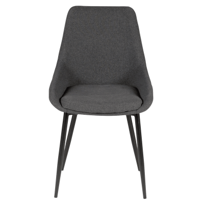 ZAGO Chaise Zelie Gris anthracite 1 place