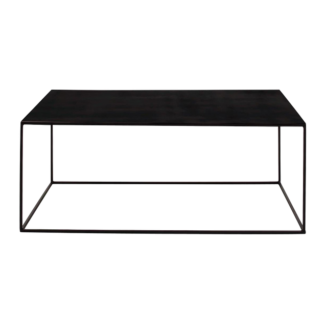 Zago Table basse OTIS coloris noir 85 x 85 cm
