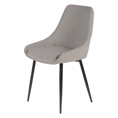 ZAGO Chaise Zelie Gris clair 1 place