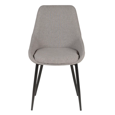 ZAGO Chaise Zelie Gris clair 1 place