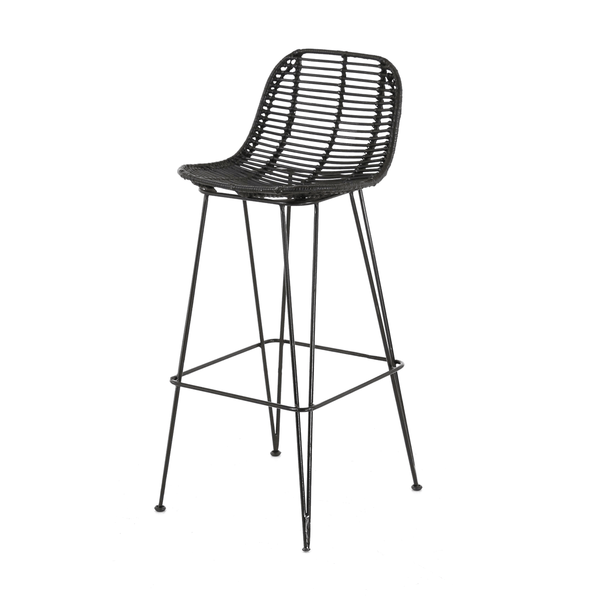 ZAGO Tabouret de plan de travail Fresh Noir 1 place