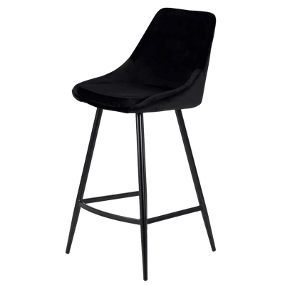 ZAGO Tabouret de bar Vico Noir 1 place