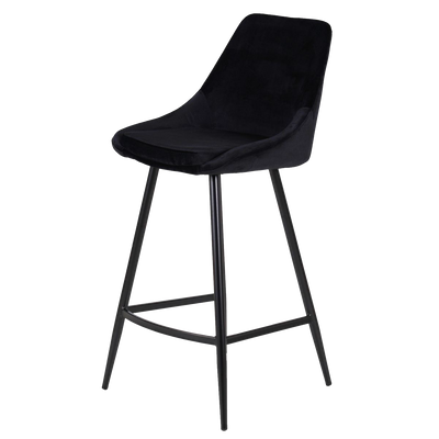 ZAGO Tabouret de plan de travail Clipa Noir 1 place
