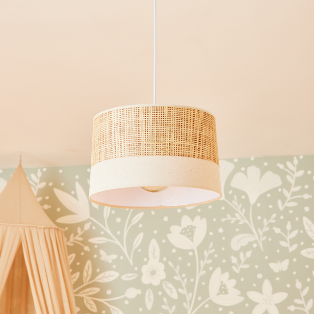 Ostaria Suspension ELENA coloris beige 22 x 33 cm