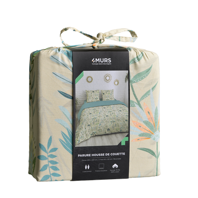 4MURS Parure de lit en percale de coton Balata Rose