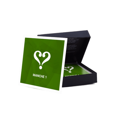 VERTELLIS Jeu de discussion Vertellis famille Noir et vert