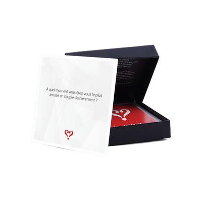 VERTELLIS Jeu de couple Vertellis couple Noir et rouge