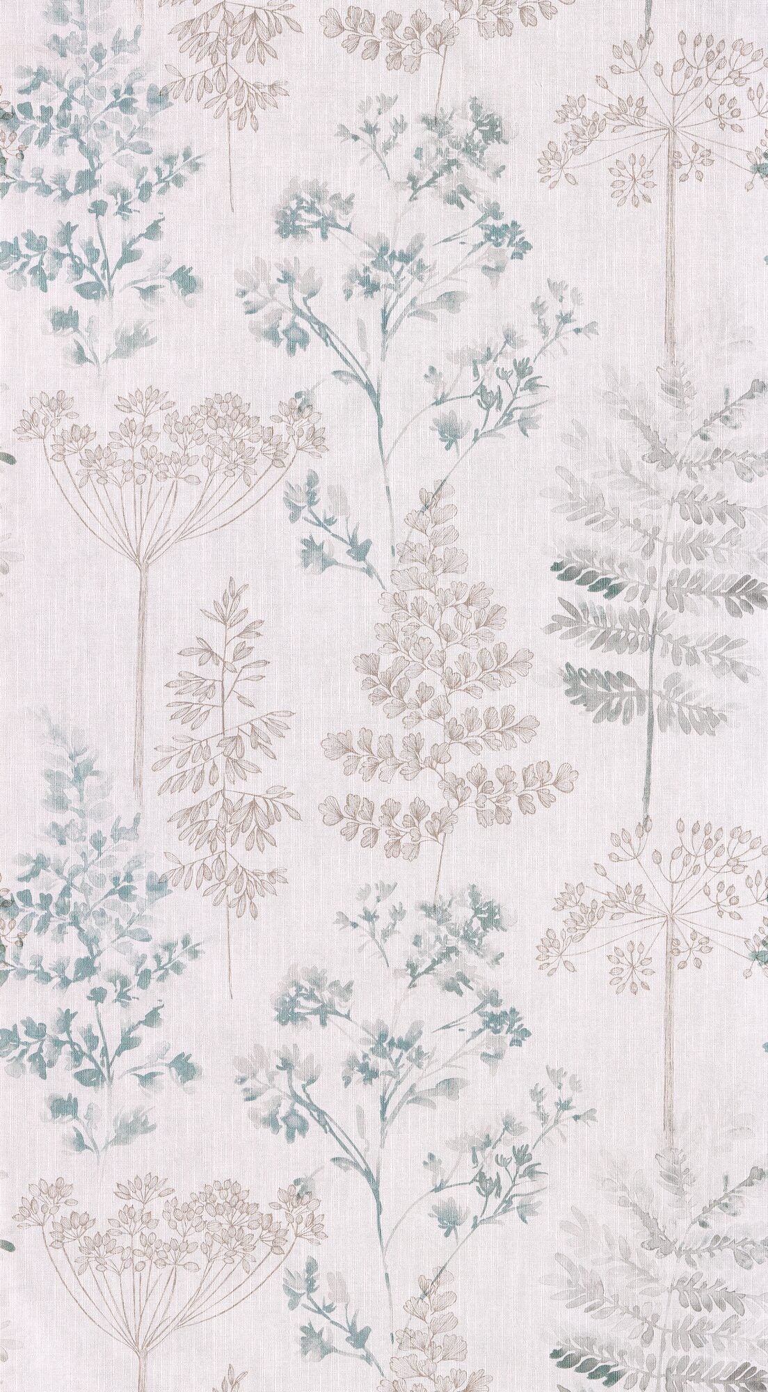 Papier peint intissé Holly Bleu gris