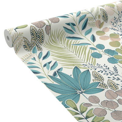 Papier peint intissé Johanna Multicolore