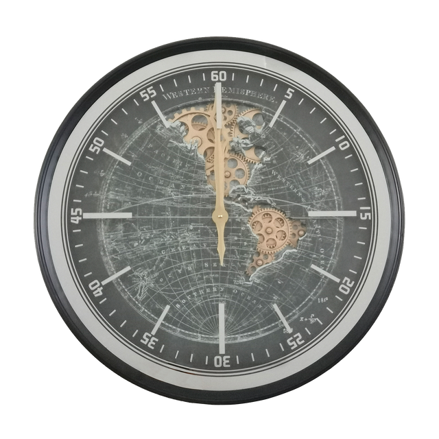 4MURS Horloge à rouage MAPPY coloris gris