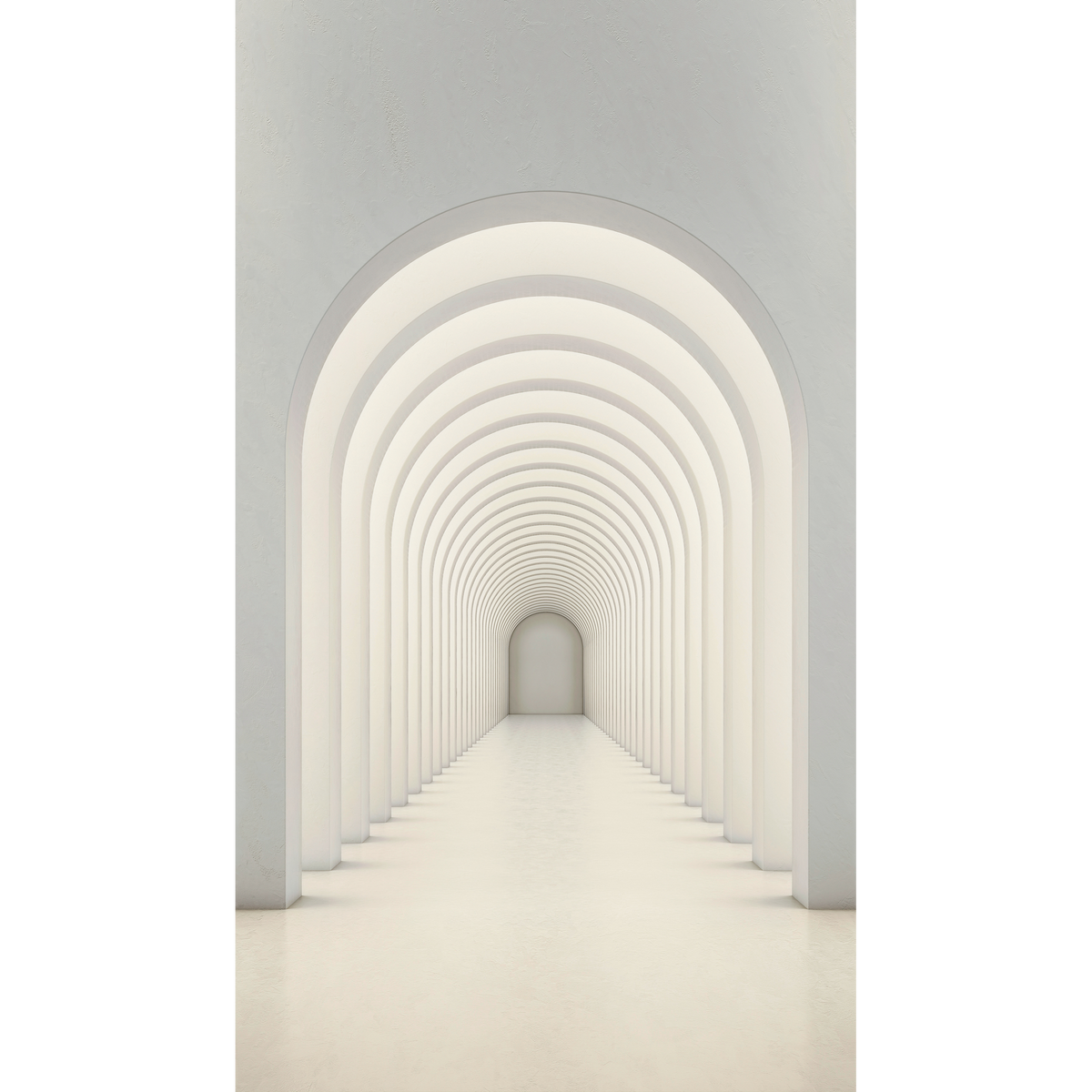 Papier peint panoramique L Joya Blanc perlé Satiné