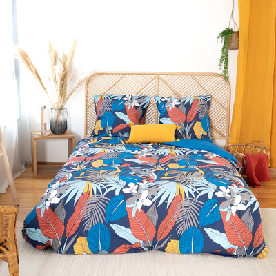 Parure de lit en satin de coton Parade Multicolore