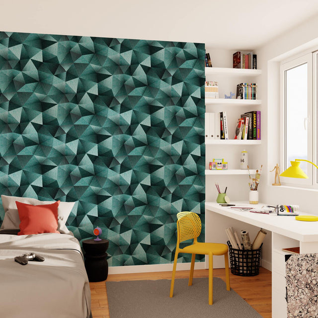 Papier peint intissé EKYNOX coloris émeraude