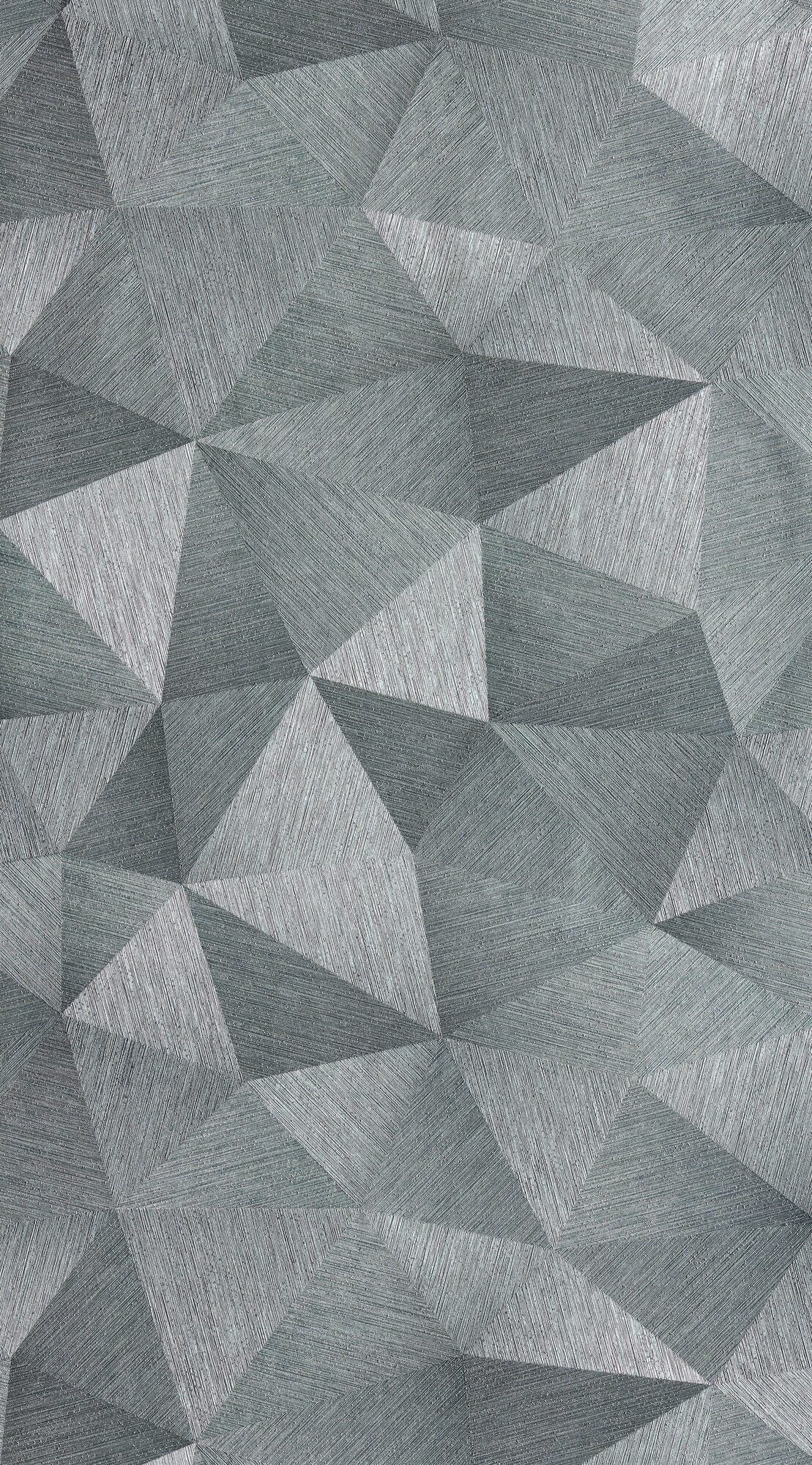 Papier peint intissé Ekynox Argent