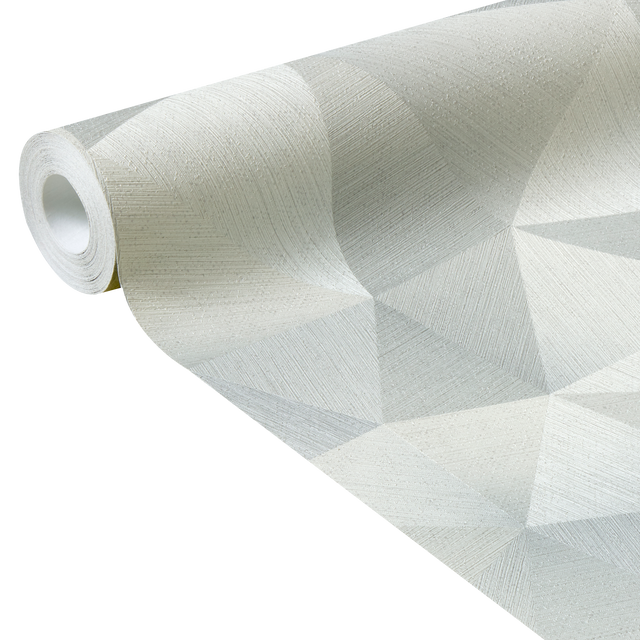 Papier peint intissé EKYNOX coloris blanc perlé
