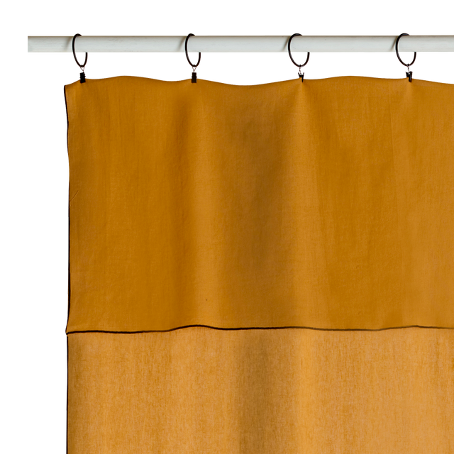 4MURS Rideau SIFNOS coloris ocre jaune 140 x 290 cm