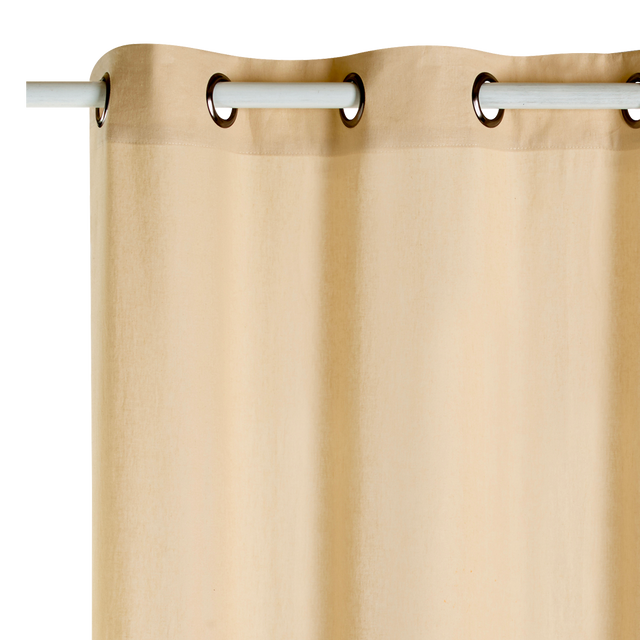 Rideau MARENGA coloris sable 140 x 260 cm