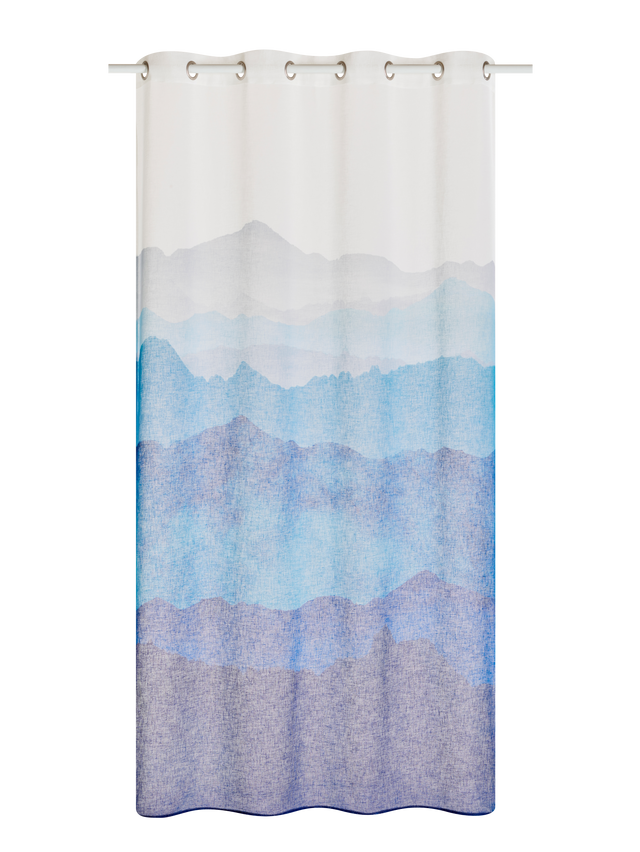 4MURS Voilage THRACE coloris indigo 140 x 240 cm