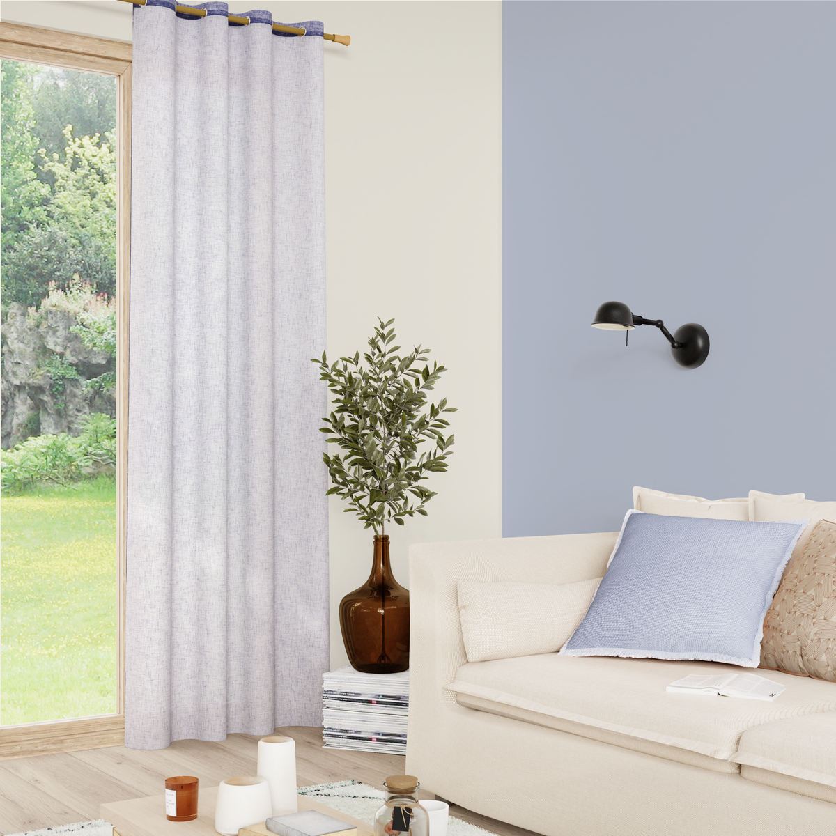 Voilage Procida Indigo