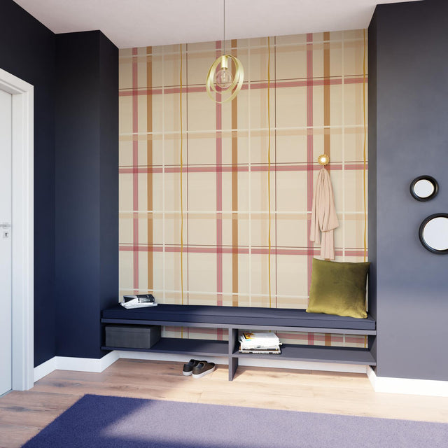 Bensimon Papier peint intissé MALO sable beige