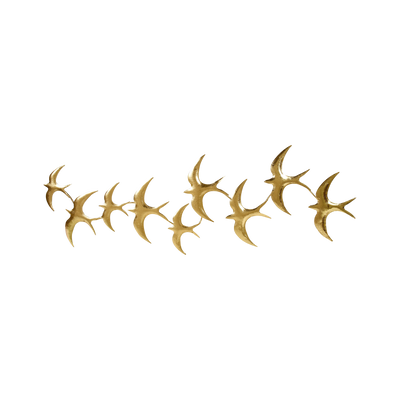 Déco murale métal Vinciane Or