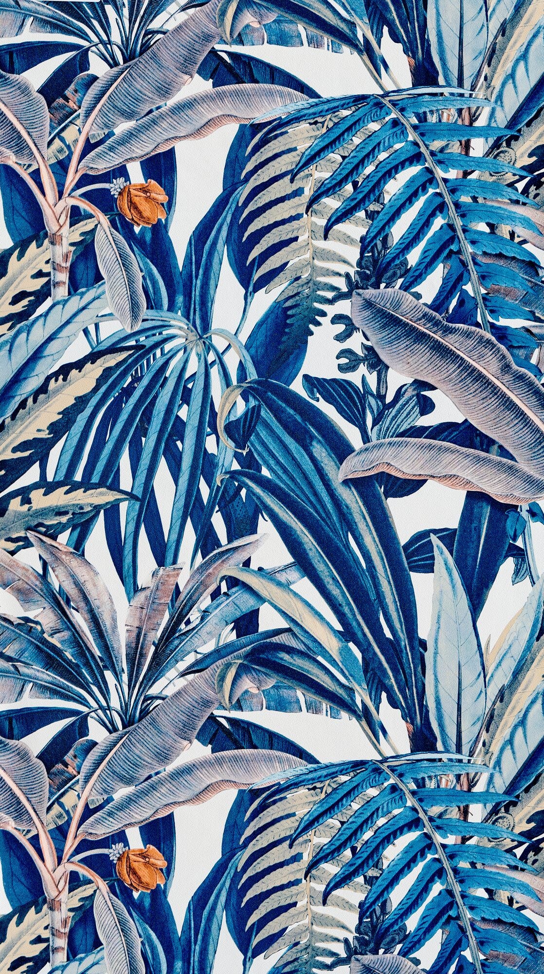 Papier peint intissé Calypso Bleu nuit