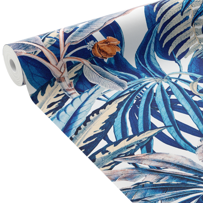 Papier peint intissé Calypso Bleu nuit