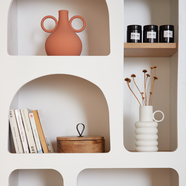 4MURS Bibliothèque HACIENDA coloris blanc