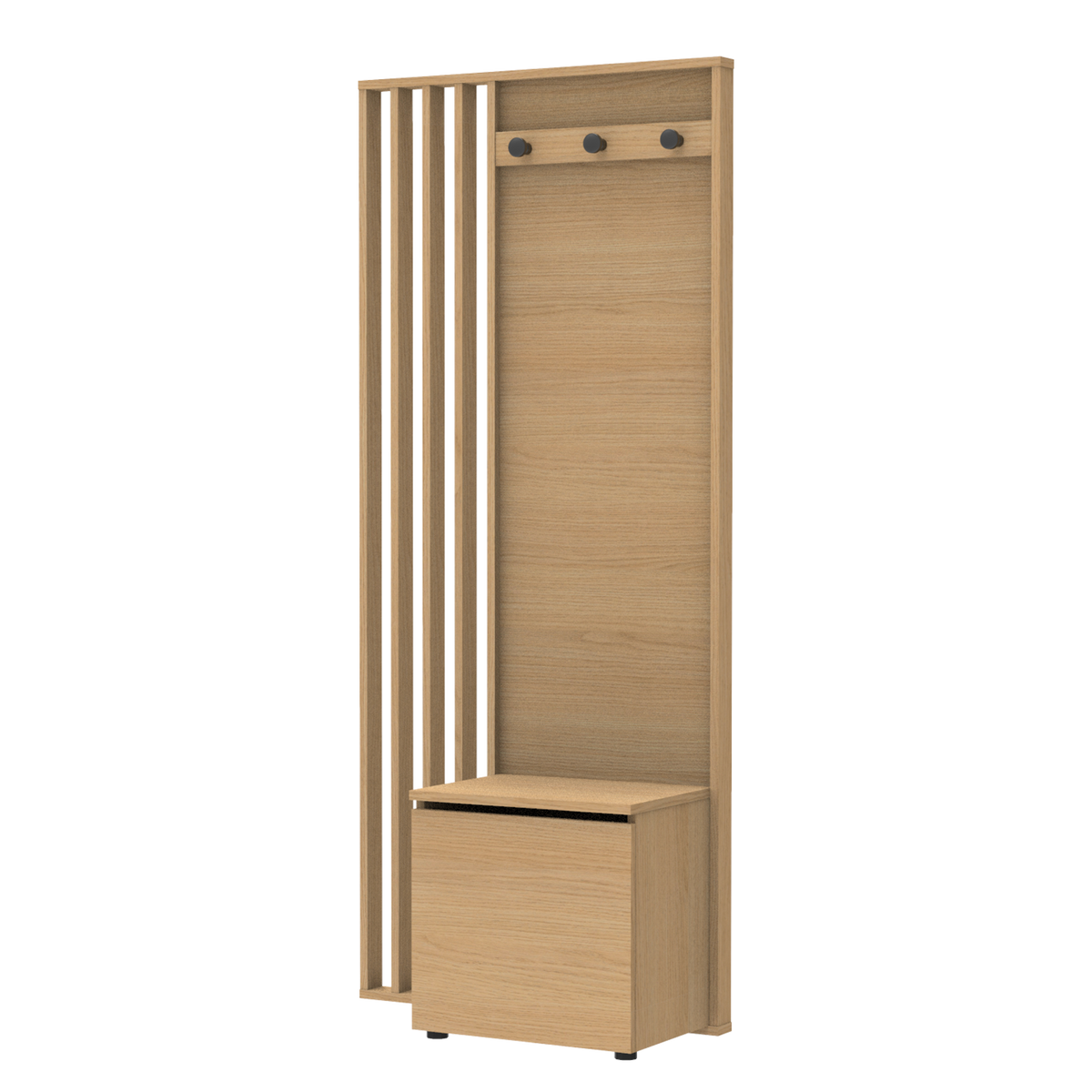 4MURS Meuble d'entrée Welcome Chêne naturel