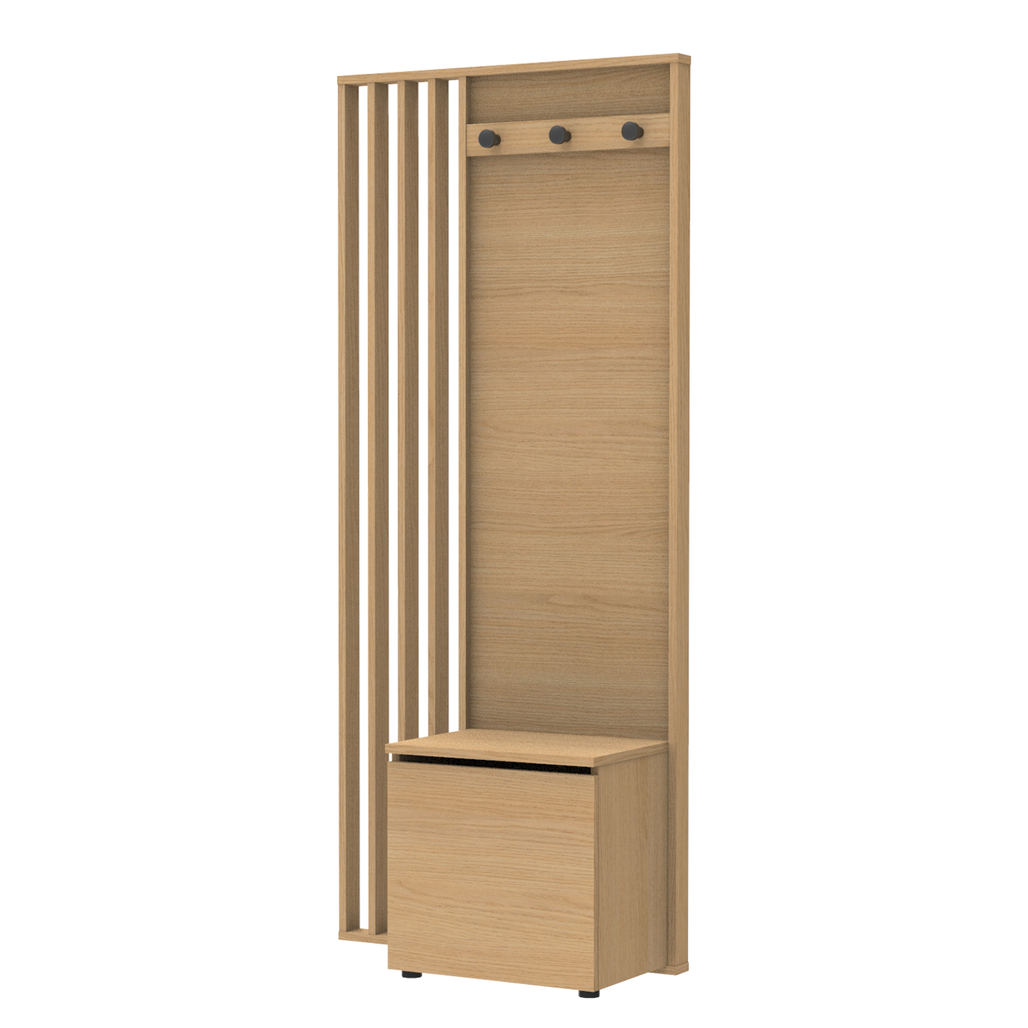 4MURS Meuble d'entrée Welcome Chêne naturel