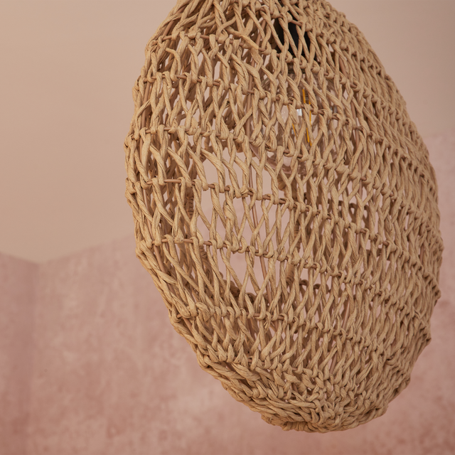 Suspension KALYP coloris corde 41 x 41 cm