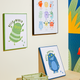 4MURS Toile embellie Cute monster Vert