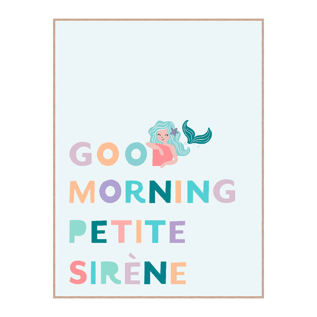 4MURS Tableau SIRENINA coloris multicolore hauteur 40 cm