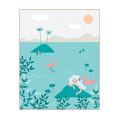 4MURS Tableau Sirenina Multicolore