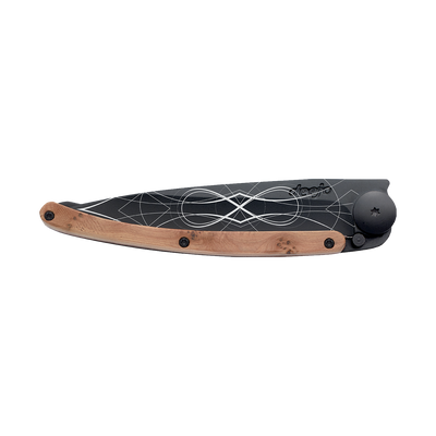 DEEJO Couteau Infini Black, genévrier