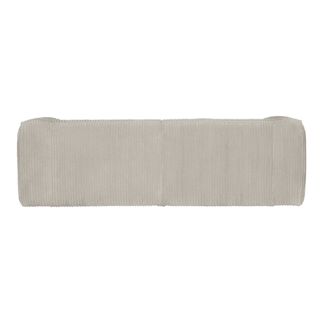 WOOOD Canapé BEAN coloris RIBCORD NATUREL 3 places