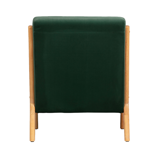 WOOOD Fauteuil MARK coloris vert sapin