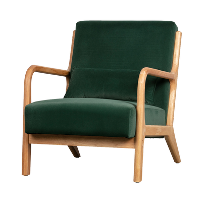 WOOOD Fauteuil Mark Vert sapin 1 place