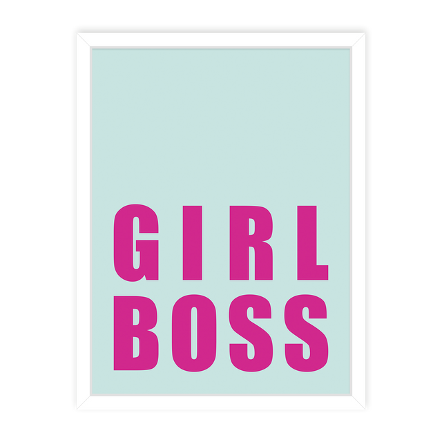 4MURS Tableau embelli GIRL BOSS coloris multicolore