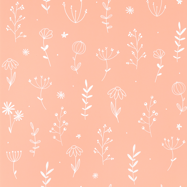 4MURS Papier peint intissé FANTINE coloris terracotta