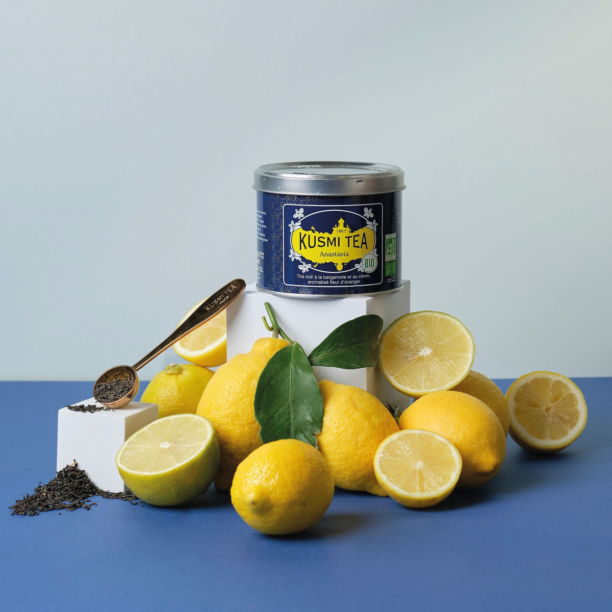 KUSMI TEA Thé noir en vrac Anastasia bio 100G