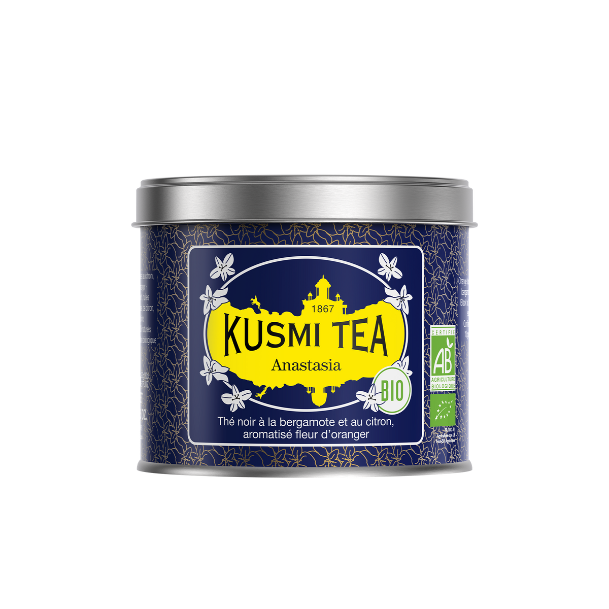 KUSMI TEA Thé noir en vrac Anastasia bio 100G