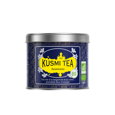 KUSMI TEA Thé noir en vrac Anastasia bio 100G